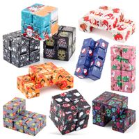 Wholesale Christmas Puzzle Cube Durable Exquisite Decompression Toy Infinity Magic Cubes For Adults Kids Fidget Toys Antistress Anxiety Desk Toy