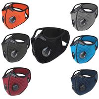 Wholesale Bicycle Dust proof Sports Mask Activated Carbon Cycling Running Face Cover Anti Pollution Outdoor Training Masks With Filtera28