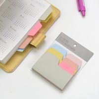 Wholesale Index Divider Sticky Notes Paper Tabs Blank Notes per Pack Assorted Size Colors Pack
