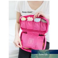 Wholesale 1Pc Bra Underwear Lingerie Travel Bag for Women Organizer Trip Handbag Luggage Traveling Pouch Case Suitcase Space Saver