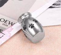 Wholesale Factory Cat Carriers Crates Houses Small Cremation Urn for Pet Ashes Mini Keepsake Stainless Steel Memorial Urns Dogs Cats Holder