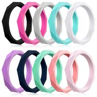 Wholesale Wedding Rings mm Silicone Set For Woman Sports Finger Ring Design Flexible Hypoallergenic Bands FDA Grade Anel US