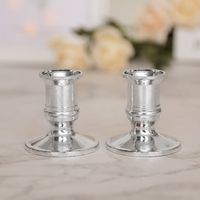Wholesale Plated Candlestick Votive Candles Holder For Candles Fake Tapers Christmas Party Decoration For Wedding Silver Gold