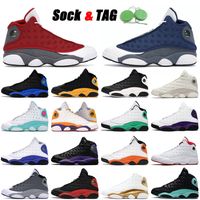 Wholesale High Quality Flint s Jumpman XIII Basketball Shoes Reverse Game Gold Glitter Hyper Royal Black Cat Chicago Trainers Outdoor Sneakers