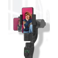 Wholesale Mobile phone smart monopods anti shake handheld VLOG PTZ Bluetooth three axis selfie stick a44