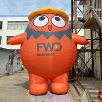 Wholesale Supply customized ft oxford fabric inflatable chicken mascot huge blow up cartoon character for advertising