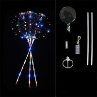 Wholesale New Luminous LED Balloons With Stick Giant Bright Balloon Lighted Up Balloon Kids Toy Birthday Party Wedding Decorations V2