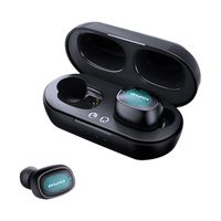 Wholesale In ear mini Earphones for Iphone Gaming Pc wireless bluetooth headset hands free call music portable earplug charging black box small apple earbuds noise canceling