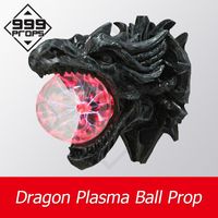 Wholesale Dragon Plasma Ball Prop Escape Room Supplier Touching For Certain Time To Unlock Several Trigger Ways PROPS Alarm Systems