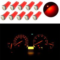 Wholesale 20Pcs Optional Color T5 SMD High Quality Super Light Durable Wedge Dashboard LED Light Bulbs