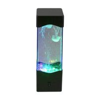 Wholesale Jellyfish Water Ball Aquarium Tank LED Lights Lamp Relax Bedside Mood Light For Home Decor Gift Kid Friend Sale Flashes