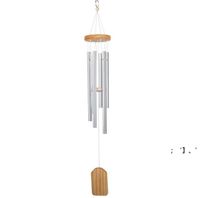 Wholesale Wood metal Wind Chime small Tube balcony Hangings door decoration steps and step high rising aeolian bells HWD12899