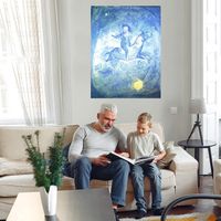 Wholesale Lovers Huge Oil Painting On Canvas Home Decor Handcrafts HD Print Wall Art Picture Customization is acceptable