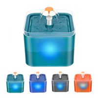 Wholesale 2L Feeders Capacity Automatic Cat Water Fountain with LED Lighting USB Pet Water Dispenser for Cats Feeder Q2