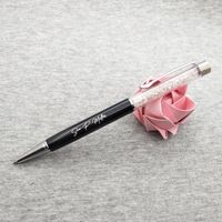 Wholesale Ballpoint Pens pc Personalized Back To School Gift Kawayii Cellphone Stylus Pen Diamond With Crystal Head Custom FREE Your Name Text