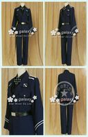 Wholesale Axis Powers Cosplay APH Hetalia Prussia Military uniform Costume for Animation Exhibition Beach Holiday Sexy Prom Night Dresses