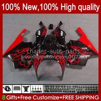 Wholesale Bodywork red flames new Body For KAWASAKI NINJA ZX ZX7R ZX750 ZX R ZX HC ZX R ZX R OEM Fairing