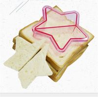 Wholesale Kids DIY sandwich mould cutter lunch sandwiches toast moulds bear car shape cake bread biscuit mold food cutters Baby Feeding X2