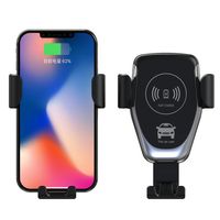 Wholesale Wireless Car Charger W Fast Cellphone Mount Air Vent Gravity Phone Holder Compatible for iphone samsung LG All Qi Devices
