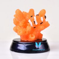 Wholesale Colorful Coral Crystal Ball Stand Base Room Decor Fish Tank Figurine Display