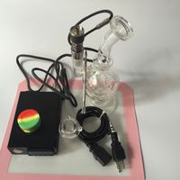 Wholesale Enail Dnail Coil Heater Kit Glass Water Pipe Bong Electric Dabber Intelligent PID Tempreture Controller Box Dab Oil Rig