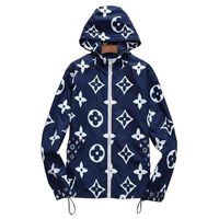 Wholesale Classic print men s jacket INSTAGRAM fashion hoodie Trench Designer Women s casual dust proof Clothing Fall personality Charm Zpper Coat