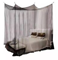 Wholesale Mosquito Net Black White For Double Four Corner Post Bed Canopy Mosquito Full Queen King Size Bedding