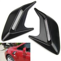 Wholesale 2pcs Universal DIY Car Decorative Air Scoop Flow Intake Vent Hood Cover Bonnet