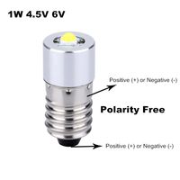Wholesale Bulbs ENCOMLI E10 LED Upgrade Bulb W W Emergency Light V V V C D Cell Replace Torches
