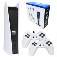 Wholesale Nostalgic TV Game Player Console Bit Game Box Host With Classic Juegos AV Output GS5 Retro Video Mini Games Station Dual Wired Controller