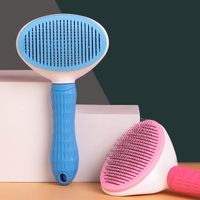 Wholesale Hair Brushes Dog Removal Comb Grooming Cats Pet Products Cat Flea For Dogs Toll Automatic Brush Trimmer