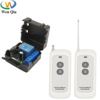 Wholesale Smart Home Control MHz Wireless Remote Switch Module DC V Ch And RF m Transmitter For ElectronicLock Door Led Light Lamp