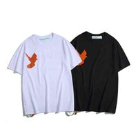 Wholesale Peace Dove Flying Bird New Blue Sky White Cloud Printed Men s and Women s Short Sleeve T shirt