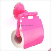 Wholesale Table Decoration Kitchen Dining Bar Home Gardenwall Mounted Suction Cup Toilet Tissue Holder Roll Papers Stand Storage Dispensers With Er B