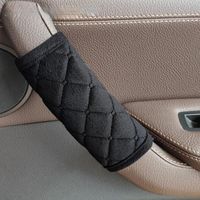 Wholesale Safety Belts Accessories Car Interior Door Handle Cover Soft Plush Armrest Protector Internal Auto Handrail Covers Roof Holder Protection