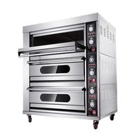 Wholesale Bread Makers Commercial Electric Oven Three tier Six pan Large capacity Cake Moon Biscuits Pizza Multilayer