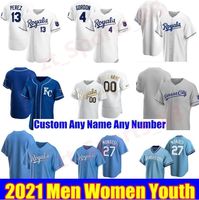 Wholesale 20 Kansas City Men Women youth kids Royals Baseball Jerseys Bo Jackson Whit Merrifield George Brett Bret Saberhagen Hosmer jersey