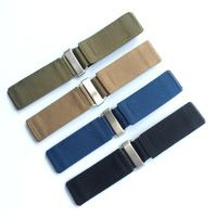 Wholesale Watch Bands For mm mm Hook and loop Fastener Nylon Strap Sport Watchband Nato Black Blue Band High quality Buckle