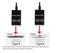 Wholesale Qi Wireless Fast Charger Receiver Charging Adapter Receptor For S Plus for Samsung Android Type C