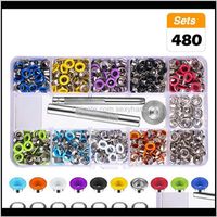 Wholesale Sewing Notions Tools Snap Fasteners Tool Metal Grommets Kit Colors Inch Eyelets Kits For Shoes Clothes Crafts Bag Diy Ha Boadg