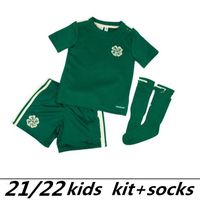 Wholesale child new Celtic soccer jerseys top thailand celtic football shirt set home away third celtic men kids kit uniform