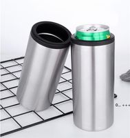 Wholesale 9 Styles Tumblers oz Cola Cans Double Wall Stainless Steel Insulated Cup Vacuum Cool Down Beer bottle Portable Bottles by sea FWE11454