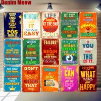 Wholesale 30x20cm Believe In Your Selfie Retro Tin Signs Funny Words Vintage Metal Plate Pub Bar Cafe Wall Art Poster Home Decor N303 Q0723