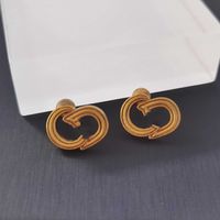 Wholesale Luxury Designer Jewelry Women Earrings Letter D Stud with Copper Round White Black Green Elegant Fashion Gift for girl