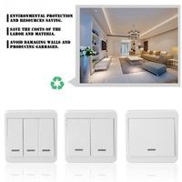 Wholesale Smart Home Control V A AC Panel Wall Mhz Wireless Remote Relay Switch Transmitter Receiver V For Light Lamp