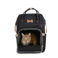Wholesale Cat Carriers Crates Houses Pet Carrier Backpack Portable Travel Bag Little Small Animals Puppy Dog Breathable Summer Mesh Transport Should