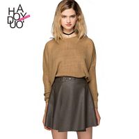 Wholesale Women s Sweaters Style European And American Style Loose Fit Dolman Sleeve Sweater Casual Pullover