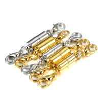 Wholesale Cord Wire Components Jewelry5Pcs Lobster Clasp Metal Copper Magnetic Connectors For Diy Leather Bracelets Necklace Jewelry Making Find