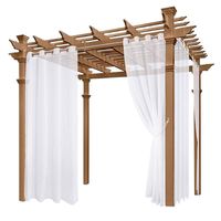 Wholesale Curtain Drapes Cortinas White Indoor Outdoor Waterproof Shading Smooth Fabric Curtains For Patio De Dormitorio