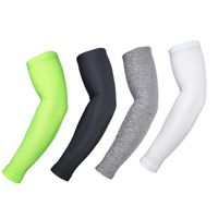 Wholesale Sports Gloves ARSUXEO Bike Cycling Arm Warmers Bicycle Oversleeve Covers UV Protection Cuff Men s Running Fishing Basketball Armwarmers Slee